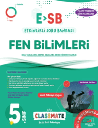 5. Sınıf Classmate Fen Bilimleri Etkinlikli Soru Bankası