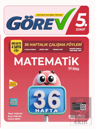5. Sınıf Görev Matematik 36 Hafta Çalışma Föyleri