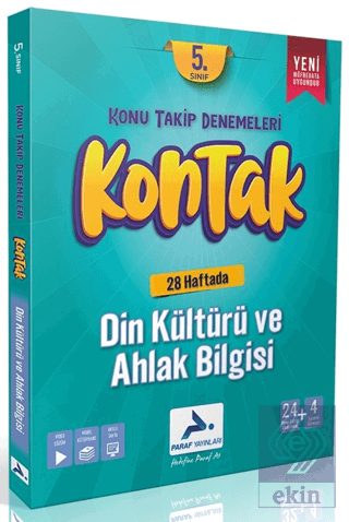 5. Sınıf Kontak Din Kültürü ve Ahlak Bilgisi Konu Takip Denemeleri