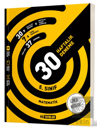 5. Sınıf Matematik Haftalık Deneme