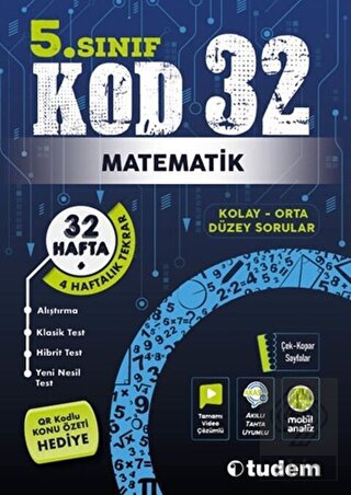 5. Sınıf Matematik Kod 32 Tekrar Testleri