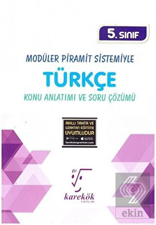 5. Sınıf Modüler Piramit Sistemiyle Türkçe Konu An
