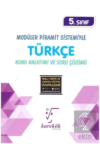5. Sınıf Modüler Piramit Sistemiyle Türkçe Konu An