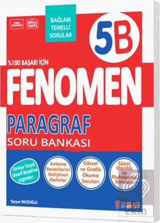 5. Sınıf Paragraf B Fenomen Soru Bankası Tayyar İnceoğlu Fenomen Yayın