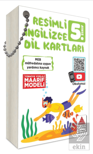5. Sınıf Resimli İngilizce Dil Kartları