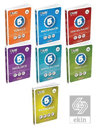5. Sınıf Türkçe + Matematik + Fen Bilimleri + İngi