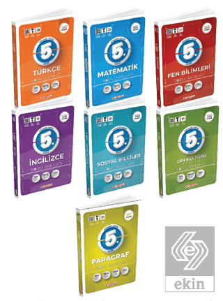 5. Sınıf Türkçe + Matematik + Fen Bilimleri + İngi