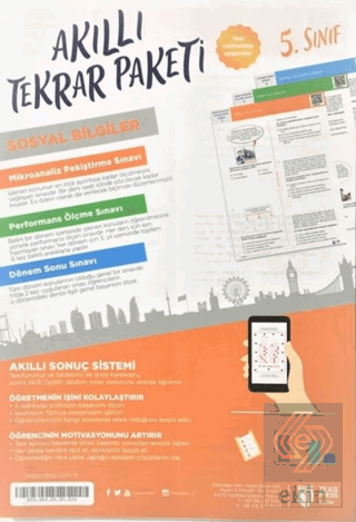 5. Sınıf Sosyal Bilgiler Akıllı Tekrar Paketleri