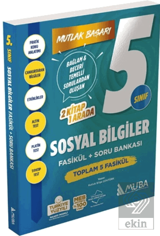5. Sınıf Sosyal Bilgiler Fasikül ve Soru Bankası Kolektif Muba Yayınla