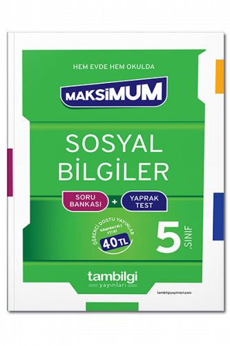 5. Sınıf Sosyal Bilgiler Soru Bankası + Yaprak Tes