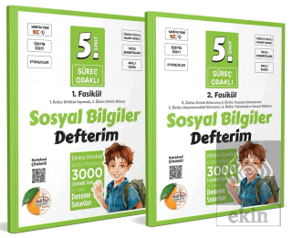 5. Sınıf Sosyal Bilgiler Süreç Odaklı Defterim Fasikülleri (2 Fasikül)