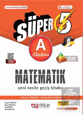 5. Sınıf Süper Matematik A Yeni Nesile Geçiş Kitabı