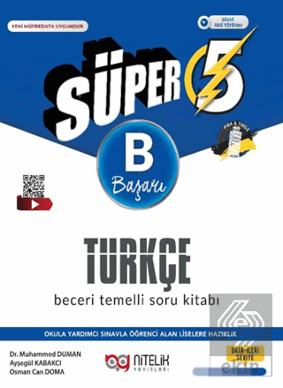 5. Sınıf Süper Türkçe Beceri Temelli Soru Kitabı