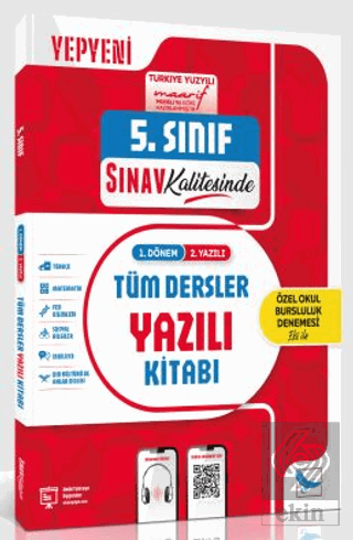 5. Sınıf Tüm Dersler 1. Dönem 2. Yazılı Kitabı