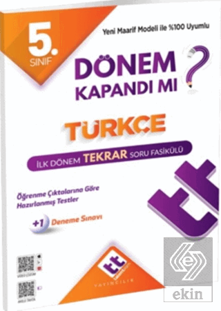 5. Sınıf Türkçe İlk Dönem Tekrar Fasikülü