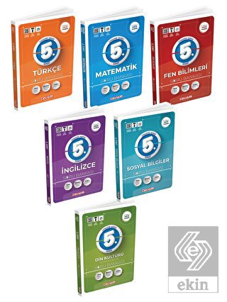 5. Sınıf Türkçe + Matematik + Fen Bilimleri + İngi