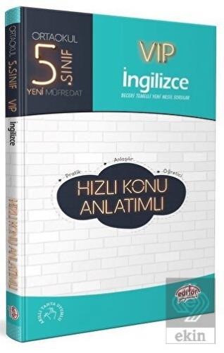 5. Sınıf VIP İngilizce Hızlı Konu Anlatımlı