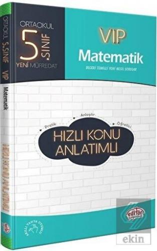5. Sınıf VIP Matematik Hızlı Konu Anlatımlı