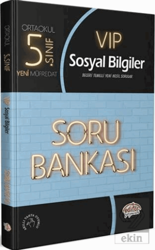5. Sınıf VIP Sosyal Bilgiler Soru Bankası