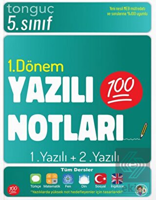 5. Sınıf Yazılı Notları 1. Dönem 1 ve 2. Yazılı