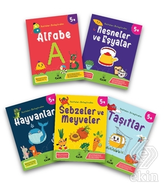 5 Yaş Noktaları Birleştirelim Serisi (5 Kitap Takı