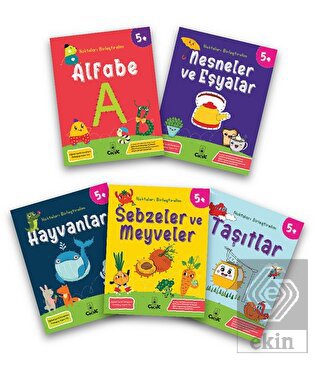 5 Yaş Noktaları Birleştirelim Serisi (5 Kitap Takı