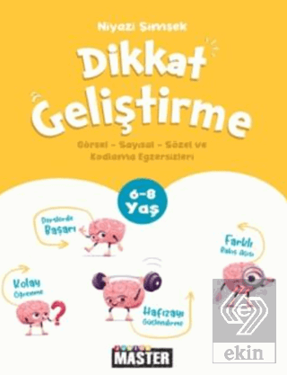 6-8 Yaş Junior Master Dikkat Geliştirme Egzersizleri