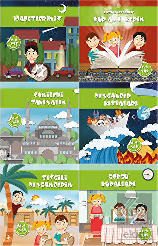6-9 Yaş Evde Karakter Eğitimi Seti (6 Kitap)