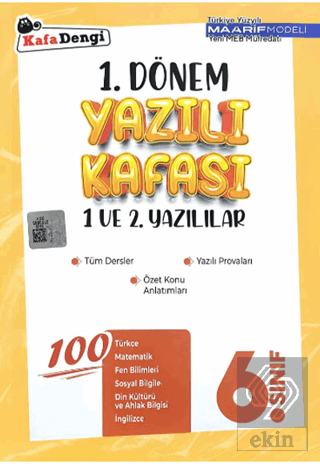 6. Sınıf 1. Dönem Yazılı Kafası