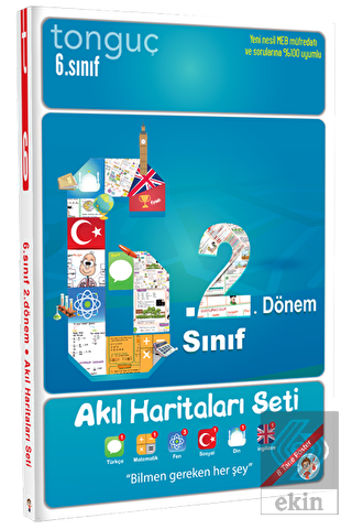 6. Sınıf 2. Dönem Akıl Haritaları Seti Tonguç Akad
