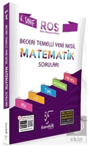 6. Sınıf Beceri Temelli ROS Matematik Soruları