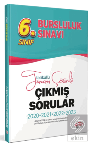 6. Sınıf Bursluluk 3 Yıl Çıkmış Sorular ve Çözümle