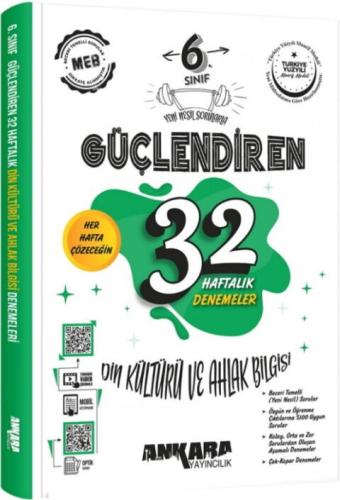 6. Sınıf Din Kültürü ve Ahlak Bilgisi Güçlendiren 32 Haftalık Kazanım 