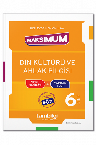 6. Sınıf Din Kültürü Ve Ahlak Bilgisi Soru Bankası