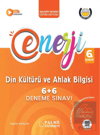 6. Sınıf Enerji 6+6 Din Kültürü ve Ahlak Bilgisi Deneme Sınavı