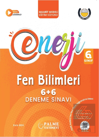 6. Sınıf Enerji 6+6 Fen Bilimleri Deneme Sınavı