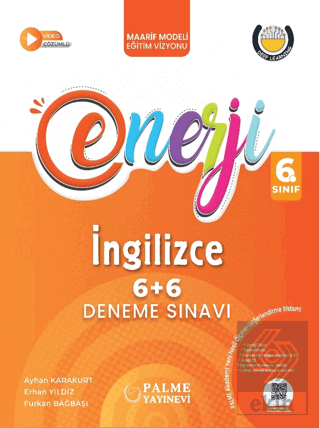 6. Sınıf Enerji 6+6 İngilizce Deneme Sınavı