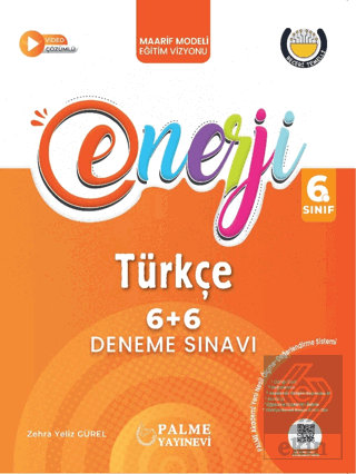 6. Sınıf Enerji 6+6 Türkçe Deneme Sınavı
