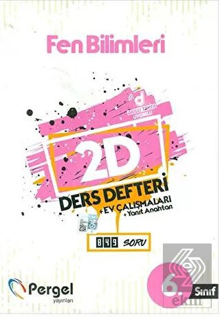 6. Sınıf Fen Bilimleri 2D Ders Defteri