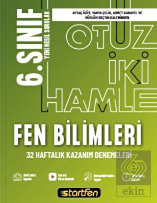6. Sınıf - Fen Bilimleri 32 Hamle Kazanım Denemele