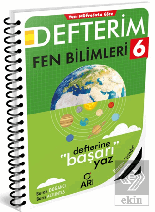 6. Sınıf Fen Bilimleri Defterim