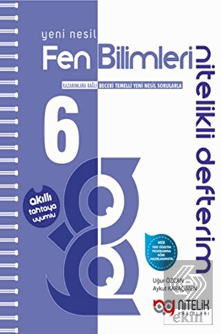 6. Sınıf Fen Bilimleri Nitelikli Defterim