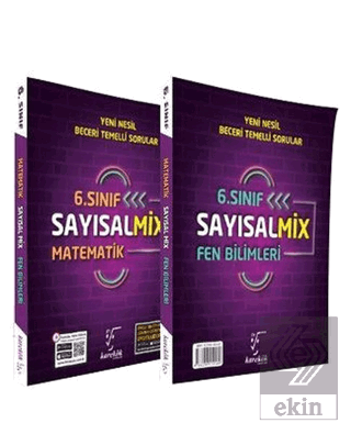 6. Sınıf Fen Bilimleri Sayısal Mix Soru Bankası