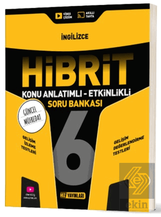 6. Sınıf Hibrit İngilizce Soru Bankası Kolektif Hız Yayınları Satın Al