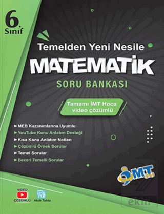 6. Sınıf İMT Matematik Temelden Yeni Nesile Soru B
