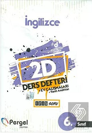 6. Sınıf İngilizce 2D Ders Defteri