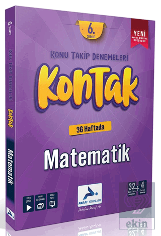 6. Sınıf Kontak Matematik Konu Takip Denemeleri