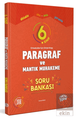 6. Sınıf Paragraf ve Mantık Muhakeme Soru Bankası