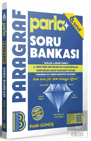 6. Sınıf Parla Paragraf Soru Bankası Kadir Gümüş Benim Hocam Yayınları