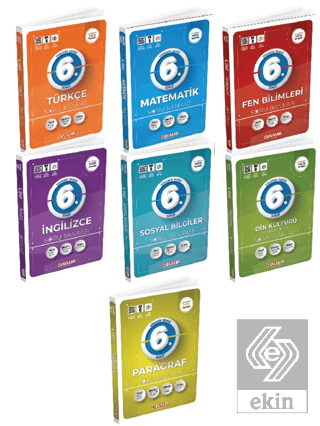 6. Sınıf Türkçe + Matematik + Fen Bilimleri + İngi